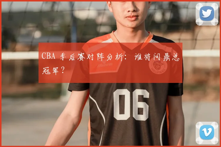 CBA 季后赛对阵分析:谁将问鼎总冠军?